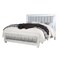 Global Furniture Usa Transitional Glam Marble, Metallic Santorini White Full Bed 3042 - alternate 2